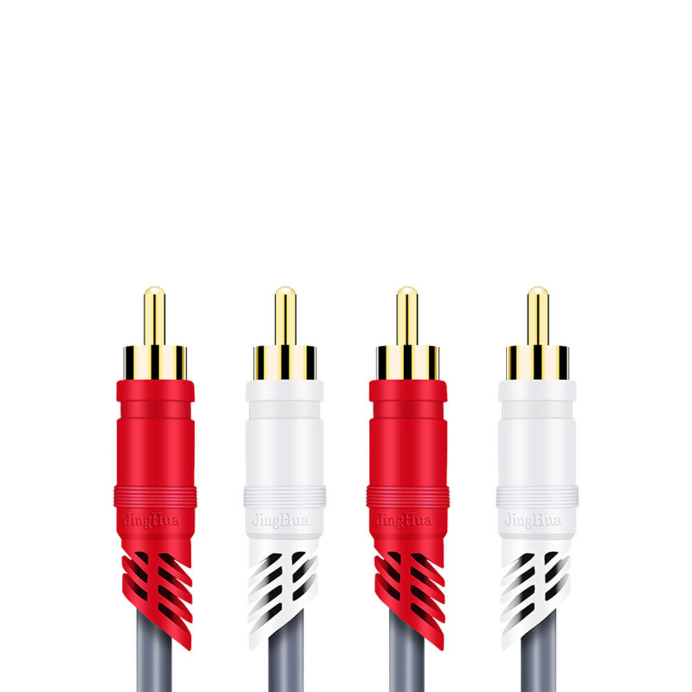 2rca to 2rca Data Cable Audio Cable 1.5/3/5m Audio Cable Connector Wire Speaker Audio Cable Speaker Audio Connection COD