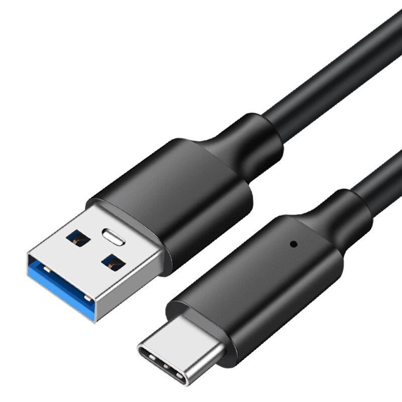 PENGQIAO 3A 60W USB-A to USB-C Cable USB3.2 10Gbps QC3.0 Fast Charging Data Transmission USB Type-C SSD Hard Disk Cable COD