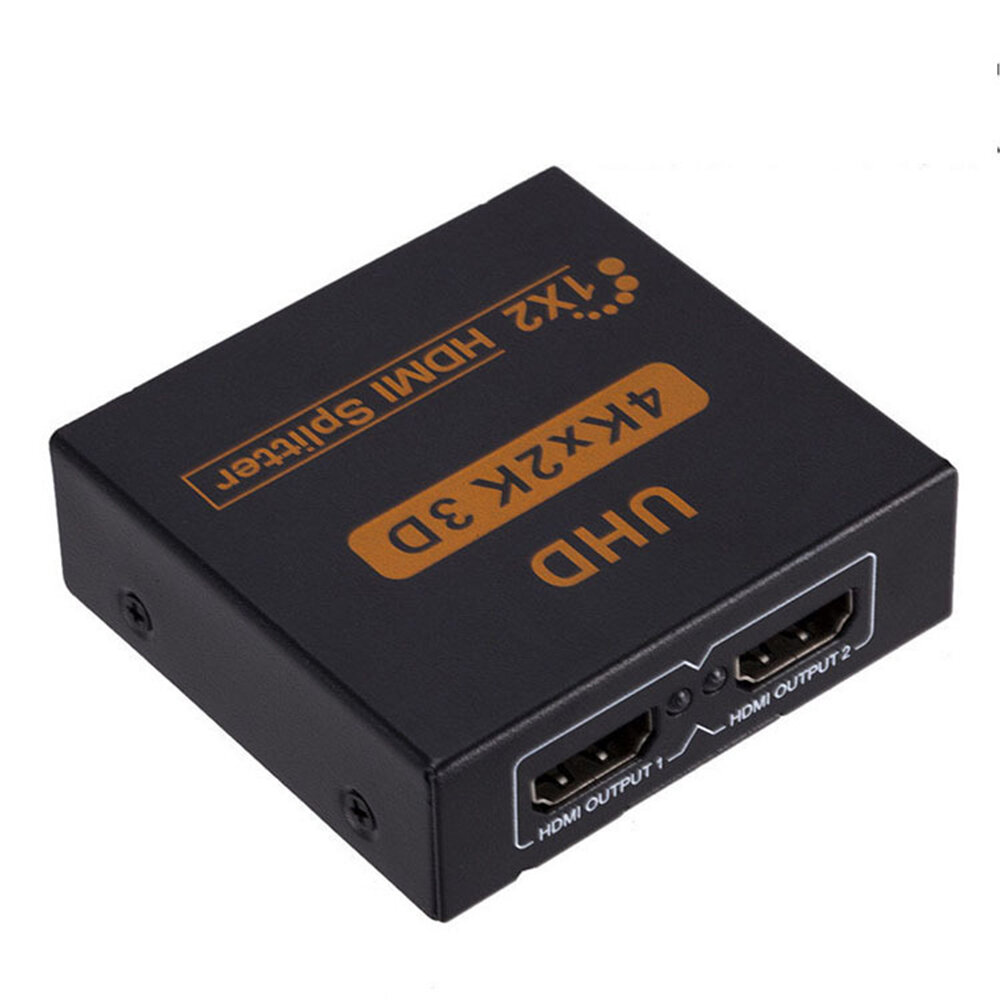 4K 3D HDMI Splitter HD 1 Input 2 Output Video HDMI Switcher for PC DVD TV Box 1×2 HDMI Splitter COD