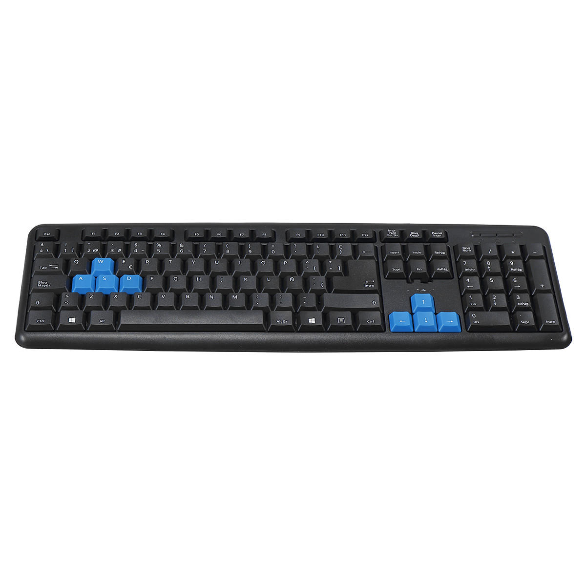 104 Keys Ultrathin Wired Waterproof Plug Keyboard for PC Game Office COD