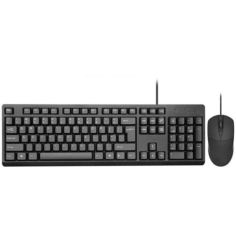 KB-01 USB Wired Keyboard and Mouse Kit for Home Office Gaming COD
