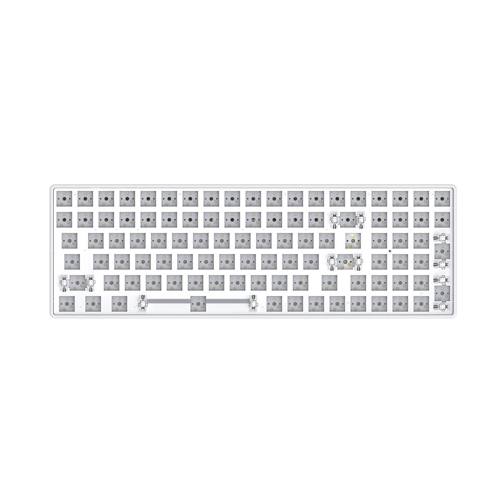 CIY Tester 100 Keys Keyboard Kit 2.4G Tri-mode Hot Swappable Mechanical Keyboard Switch Tester COD