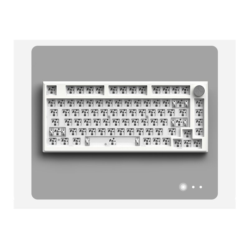 FL·ESPORTS MK750 Kit bluetooth Wireless 2.4G Triple-Mode Hot Swap 82 Keys Keyboard Customization Kit COD