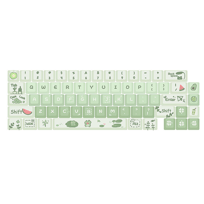 ZUOYA 66/148 Keys Animals PBT Keycap Set MDA Profile Five-sided Sublimation Custom Keycaps for Mechanical Keyboards COD