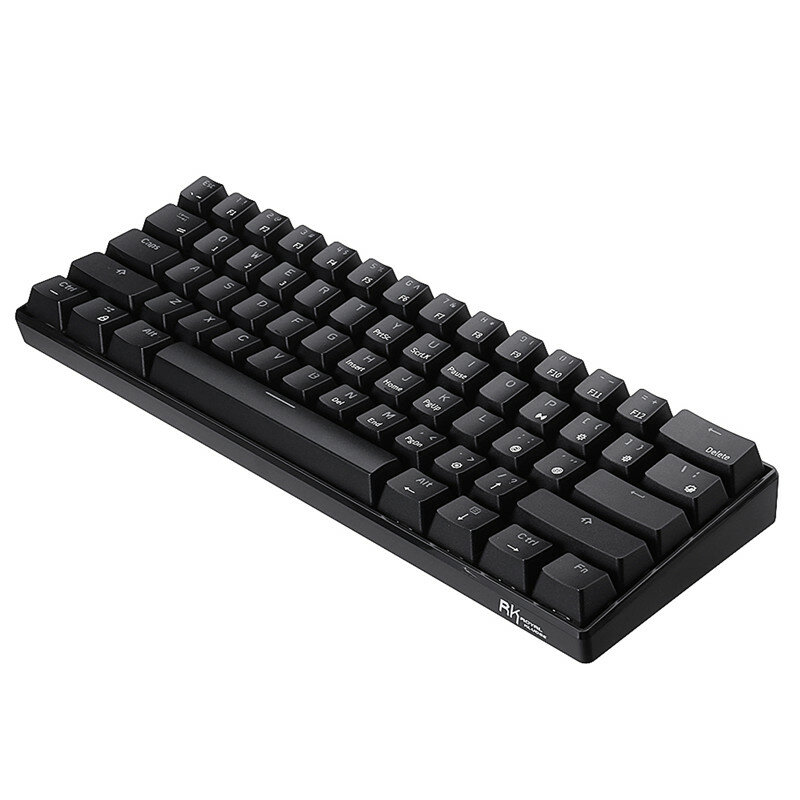 [Brown Swtich] Royal Kludge RK61 Mechanical Keyboard 61 Keys bluetooth 5.0 Wired Dual Mode RGB Gaming Keyboard COD