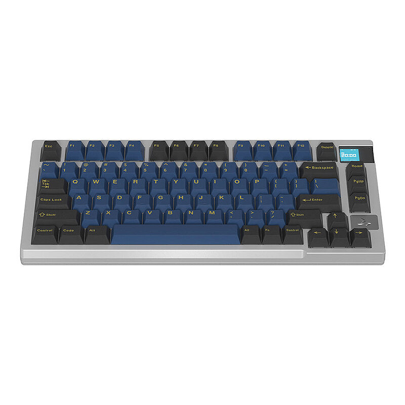 Darmoshark K8 81 Keys Tri-mode Mechanical Gaming Keyboard Hot Swappable Gateron Switch PBT Keycaps RGB 2.4G/BT/Type-C Wired 75% Layout Gaming Keyboard CO