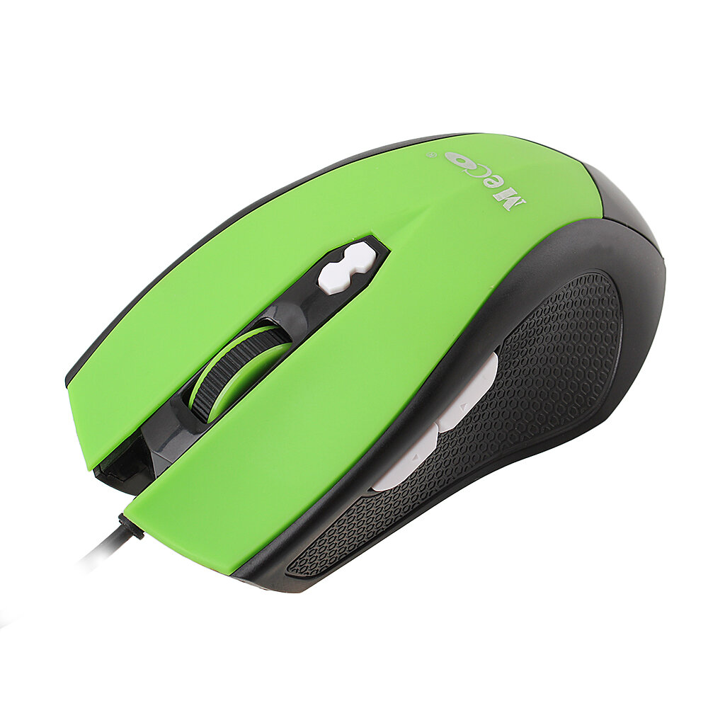 OUTERDO YX-098 Gaming Mouse Green Professional Ergonomic Optical USB Wired 1600DPI Computer Game Mice COD