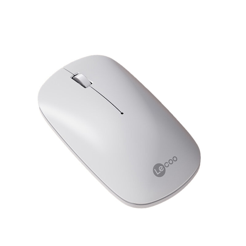 Lenovo Lecoo WS214 2.4G Wireless Mouse 1200DPI Optical Ergonomics Mute Button Mice for Office Business COD