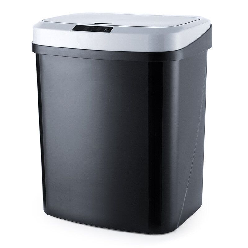 Meixun PD-6008 14L Intelligent Inductive Trash Can Inductive Open Waste Bins For Office Home Bathroom Kitchen Battery Powered COD