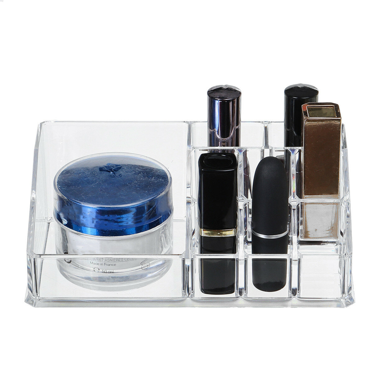Transparent Cosmetics Storage Box Combination Rack Desktop Organizer Lipstick Powder Display Box Multilayer with Drawer Storage Box COD