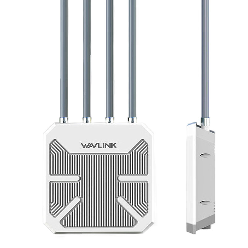 Wavlink AERIAL HD6 WiFi6 Outdoor Router AX1800 Long Range Weaterproof Wireless WIFI Extender/AP/Repeater Dual Band 2.4G&5Ghz Booster with 4 Antennas COD