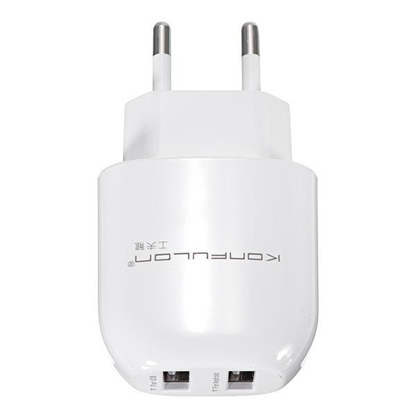 Konfulon C16 double ports 5V 1A Micro USB Charger COD