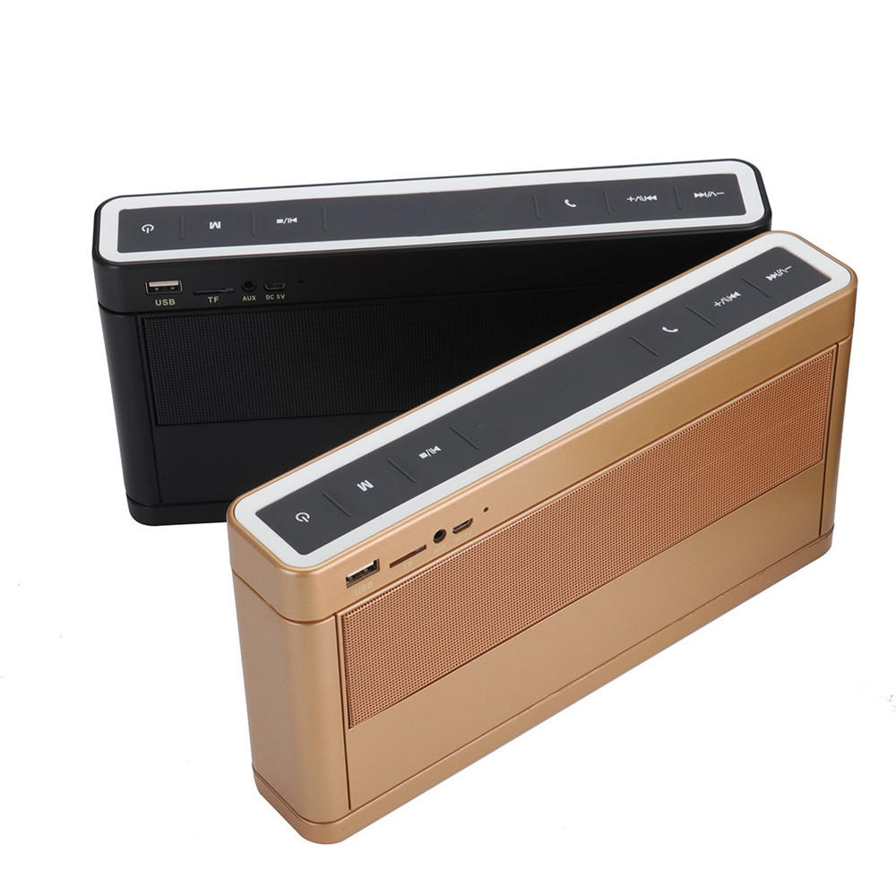 bluetooth Speaker Wireless AUX Stereo Music HiFi Loudspeakers Sound For Tablet Cellphone COD
