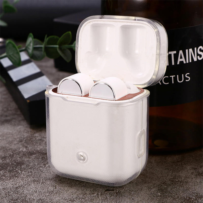 Transparent Portable Earphone Storage Case Protective Bag for Air bluetooth Headphone COD