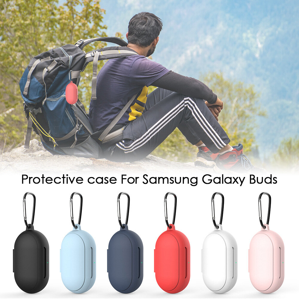 for Samsung Galaxy Buds Plus Earphone Box Solid Color Earphone Case Cute Hard Matte Earbuds Silicone Protective Cover COD