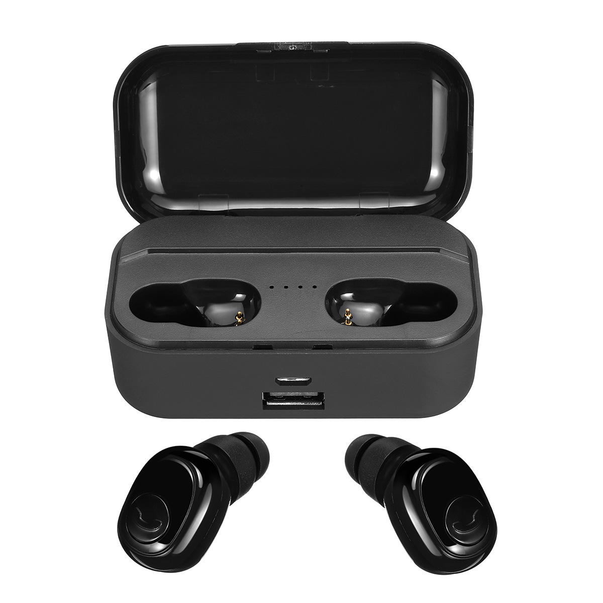 Mini bluetooth 5.0 Earbuds Light Display TWS Wireless Stereo Earphone Auto Pairing HiFi Waterproof With Power Bank COD
