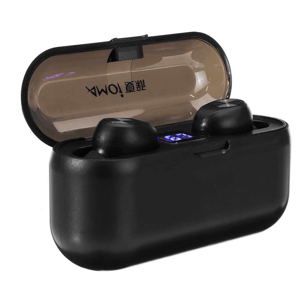 TWS Wireless bluetooth5.0 Earphone 3500mAh Smart Touch Dual LED Display 8D Hifi Sports Headphone With Charging Box COD