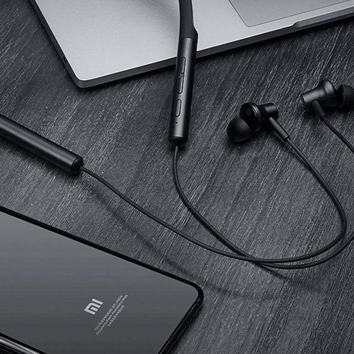 Original Xiaomi Wireless bluetooth Collar Headphones Stereo Sports Neckband Earphone with Mic COD
