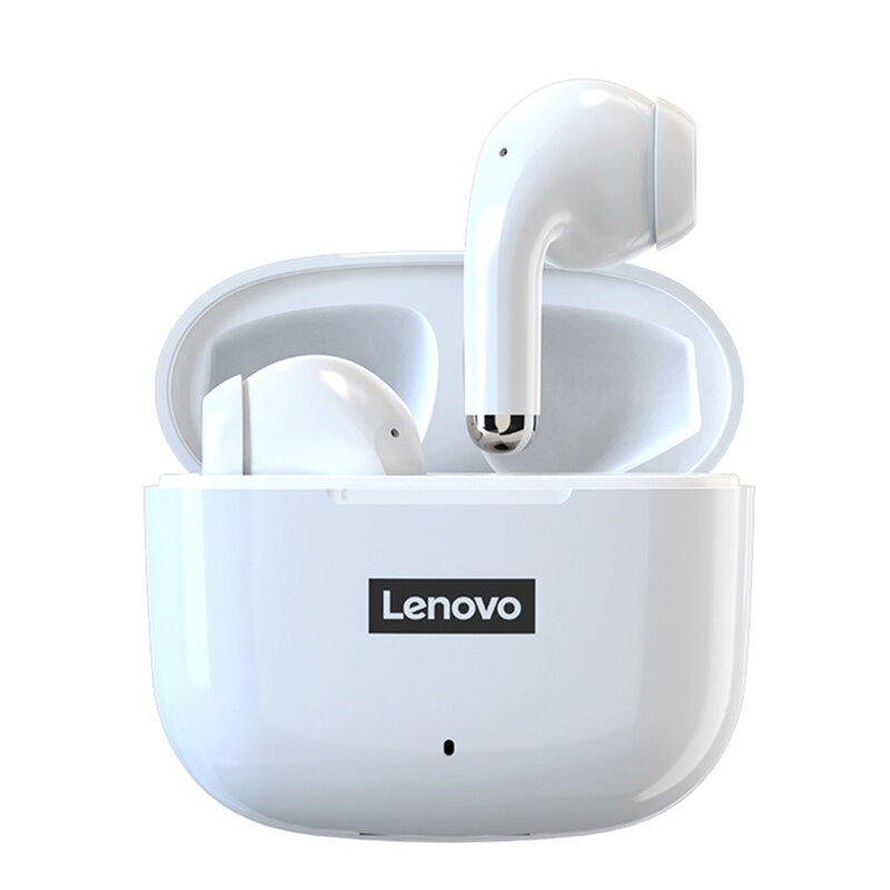 New Lenovo LP40 TWS bluetooth 5.1 Earphone Wireless Earbuds HiFi Stereo Bass ENC Noise Reduction Type-C IPX5 Waterproof Sport Headphone with Mic COD