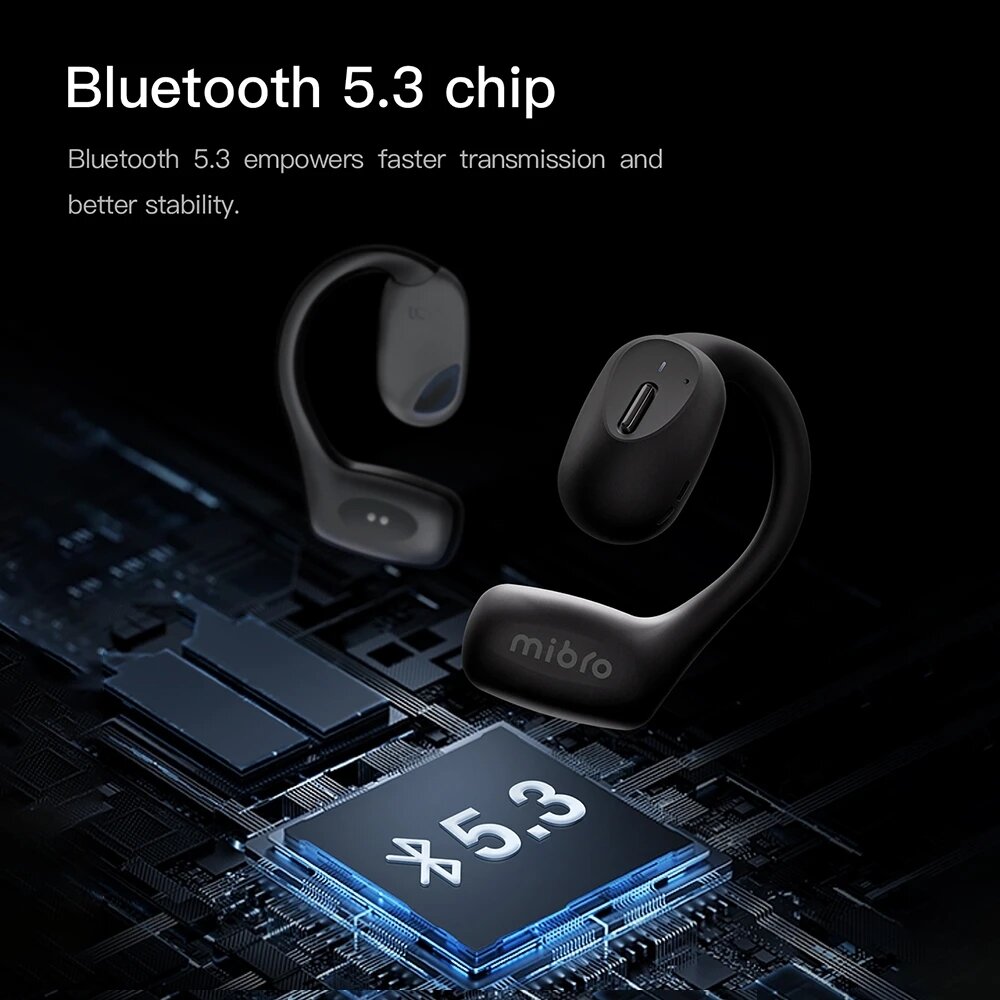 Mibro O1 TWS Earbuds bluetooth V5.3 Earphone ENC Call Noise Cancellation IPX6 Waterproof Open Ear Sport Earbuds Headphones With Mic COD