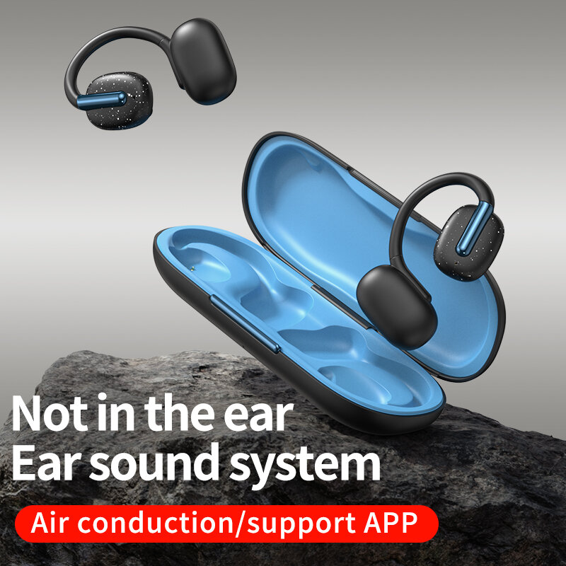 CD101 Open-ear Earphone bluetooth 5.3 HiFi Stereo 360° Panoramic Sound 480mAh Battery IPX5 Waterproof Touch Control Sport Earhooks Earphone COD
