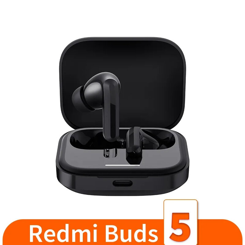 Xiaomi Redmi Buds 5 TWS bluetooth Earphone 46dB Active Noise Cancelling 12.4mm Large Drivers 40H Battery Life 4 EQ Sound In-ear Sports Headphone COD