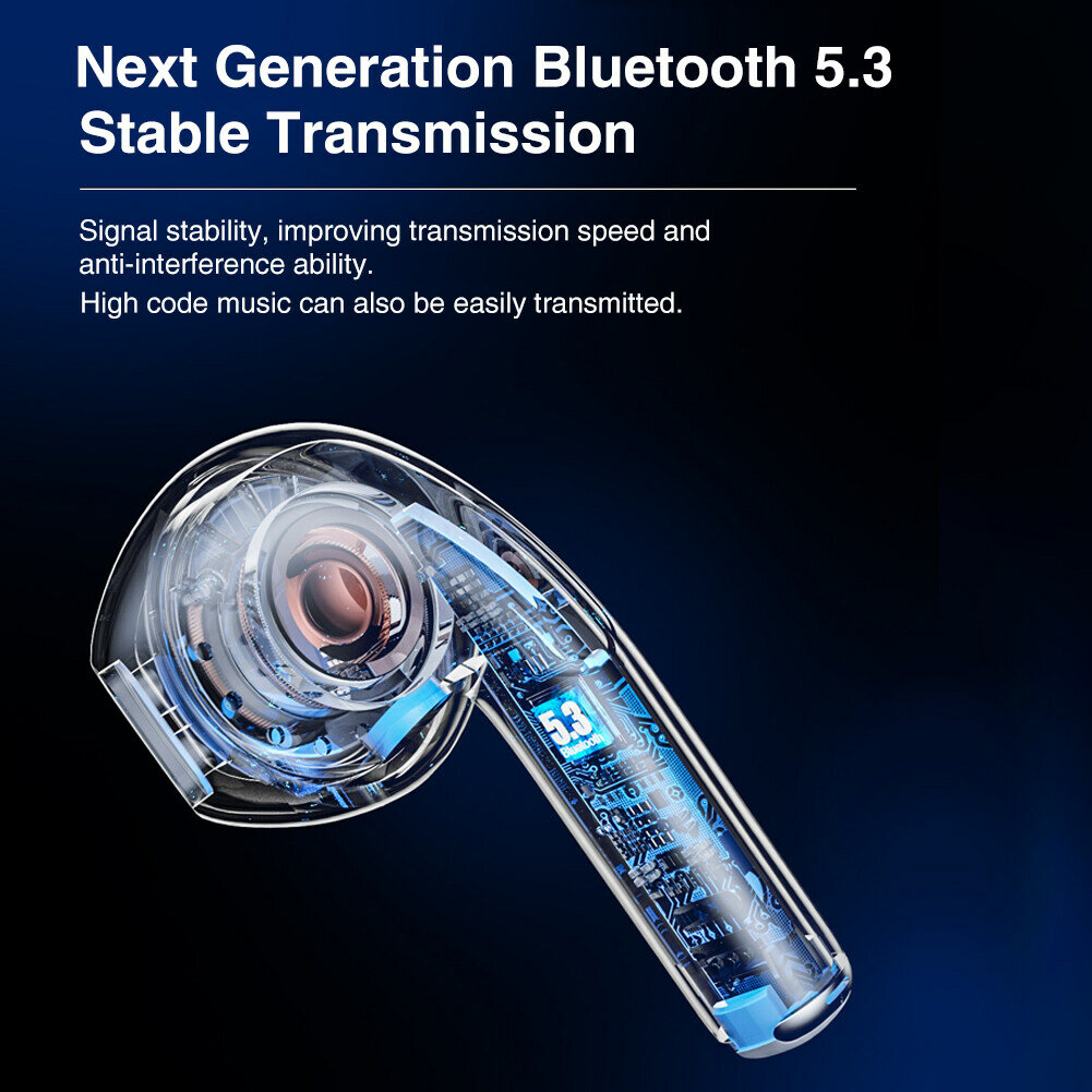 Lenovo Lecoo EW303 TWS bluetooth 5.3 Earphone Touch Control Semi-in-ear Sports Earphone with Mic COD