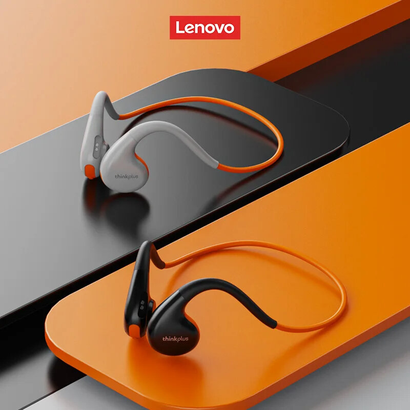 Lenovo X7 bluetooth 5.3 Headset Sports Earphone HiFi 360° Surround Sound Flexible IP68 Waterproof Earhooks Earphone with Mic COD