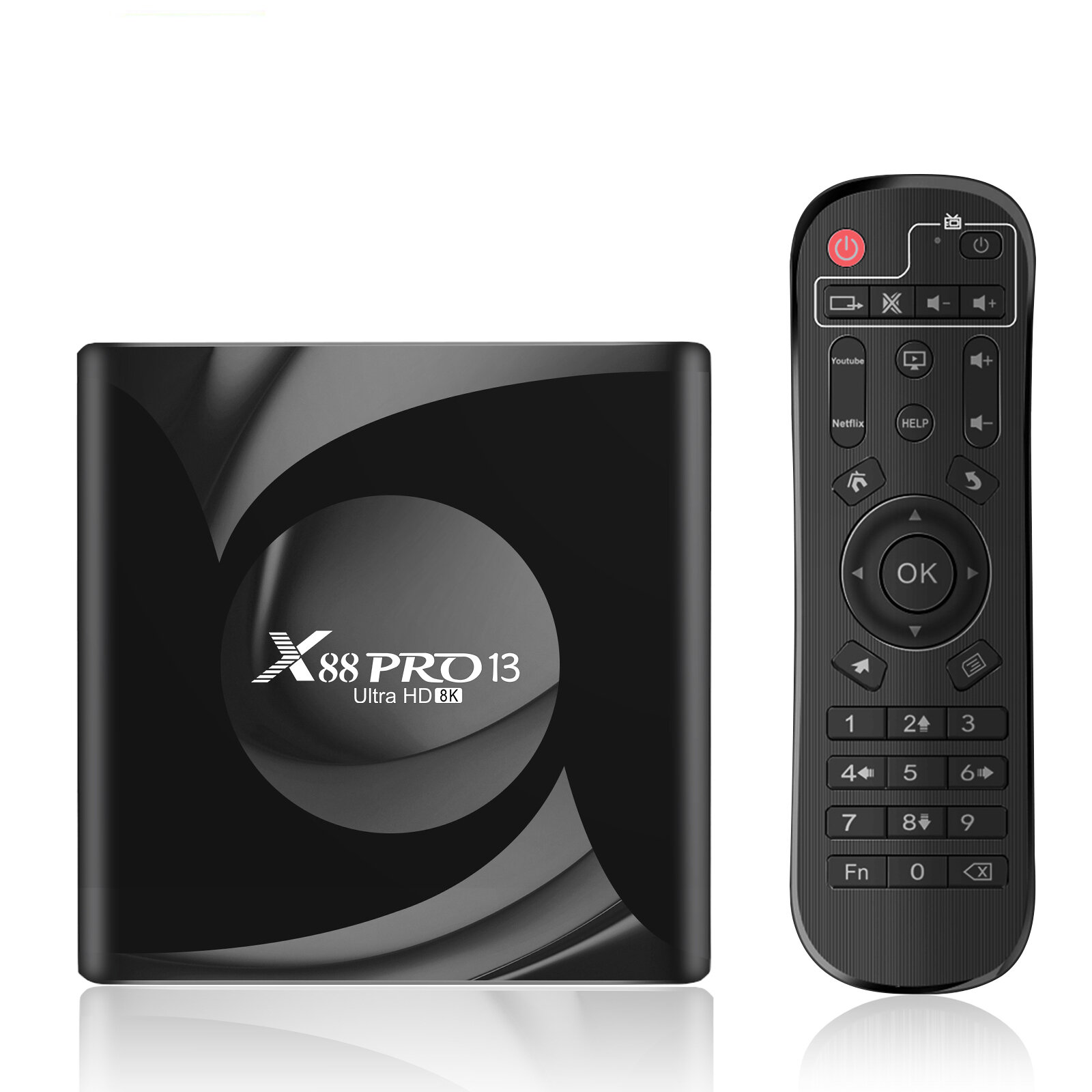 [4+32G] Smart TV Box X88 Pro 13a Android 13 8K Filme Push TV Box RK3528 WiFi6 Dupla Wifi TV Box 2023 Set Top Box Media Player COD