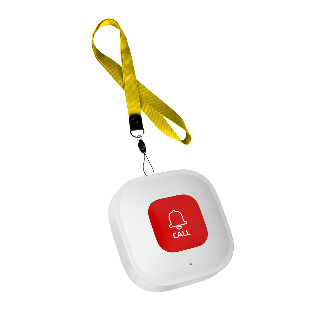 CF101W Tuya WiFi Emergency Alarm Button Rechargeable Elderly Emergency Panic Button Old Man Personal Self-help Smart APP Push COD