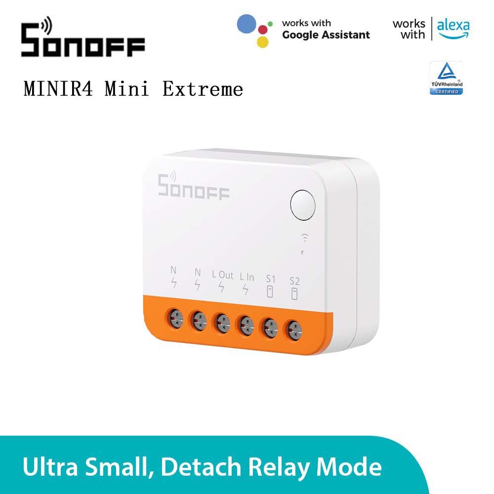 SONOFF MINI R4 Wifi Switch Module Smart Wi-Fi Two Way Switch Smart Home Works R5 S-MATE Wireless Control Alexa Google Home COD