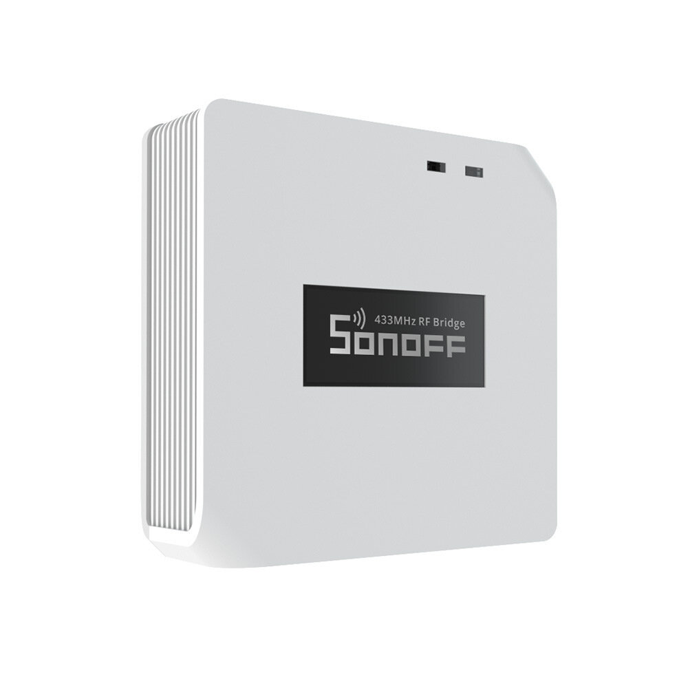 SONOFF RF Bridge R2 433MHz RF to WiFi Wireless Gateway Smart Home Hub Security Remote Control Support DW2-RF PIR3-RF Sensor Alexa Google Home COD