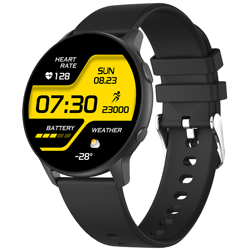 Senbono MX1 1.28 inch Full-Touch Screen Heart Rate Blood Pressure SpO2 Monitor Health Sports Tracker Massive Watch Faces IP68 Waterproof 200mAh Smart Watch