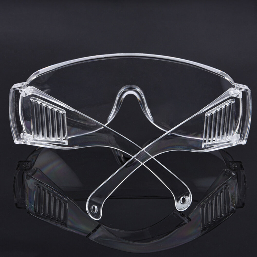 Bakeey Outdoor Transparent Goggles Anti-fog Anti-droplet Spread Dust-proof Impact Windproof Protecting Glasses COD