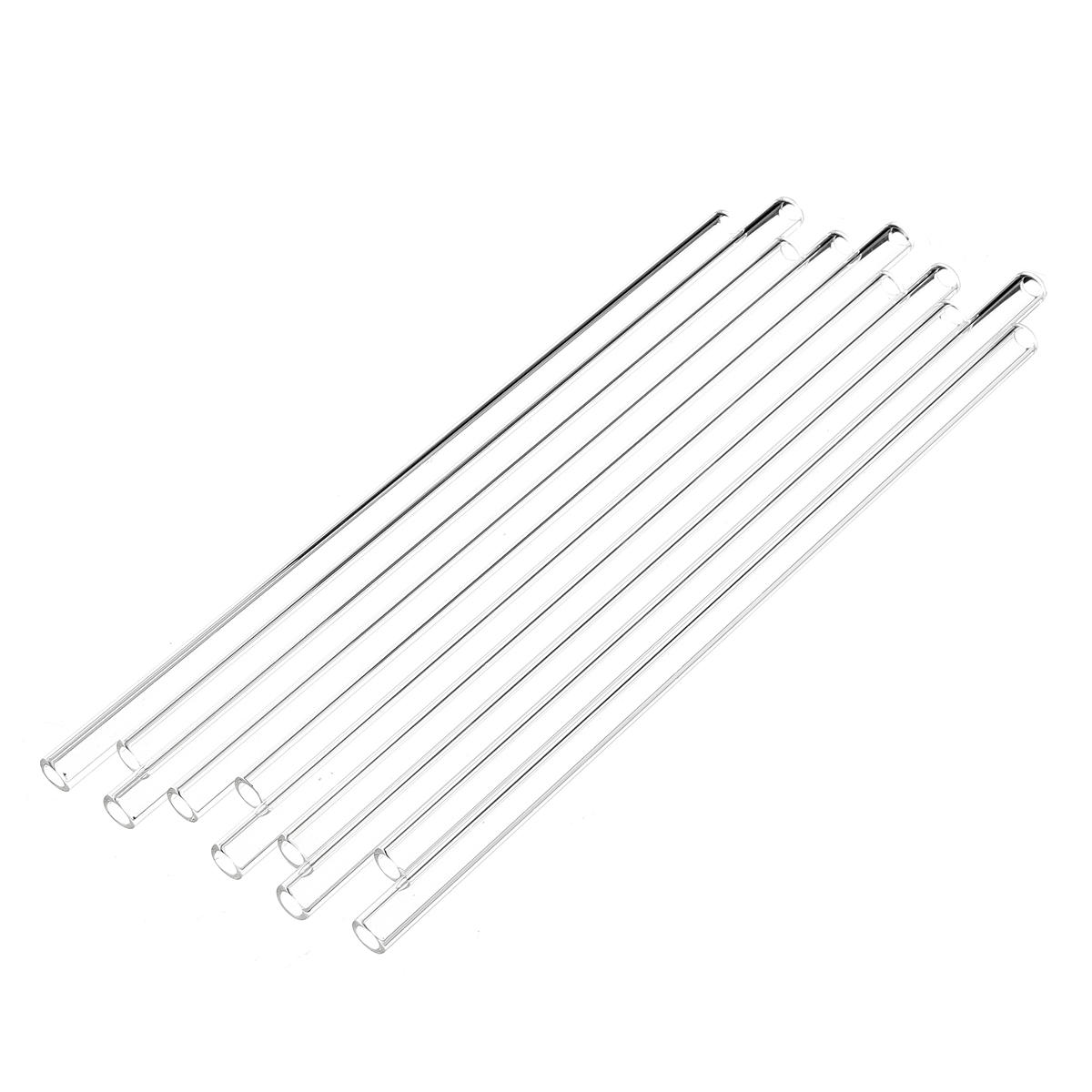 10Pcs 200x7x1mm Length 200mm OD 7mm 1mm Thick Wall Borosilicate Glass Blowing Tube Lab Factory School Home Tubes COD