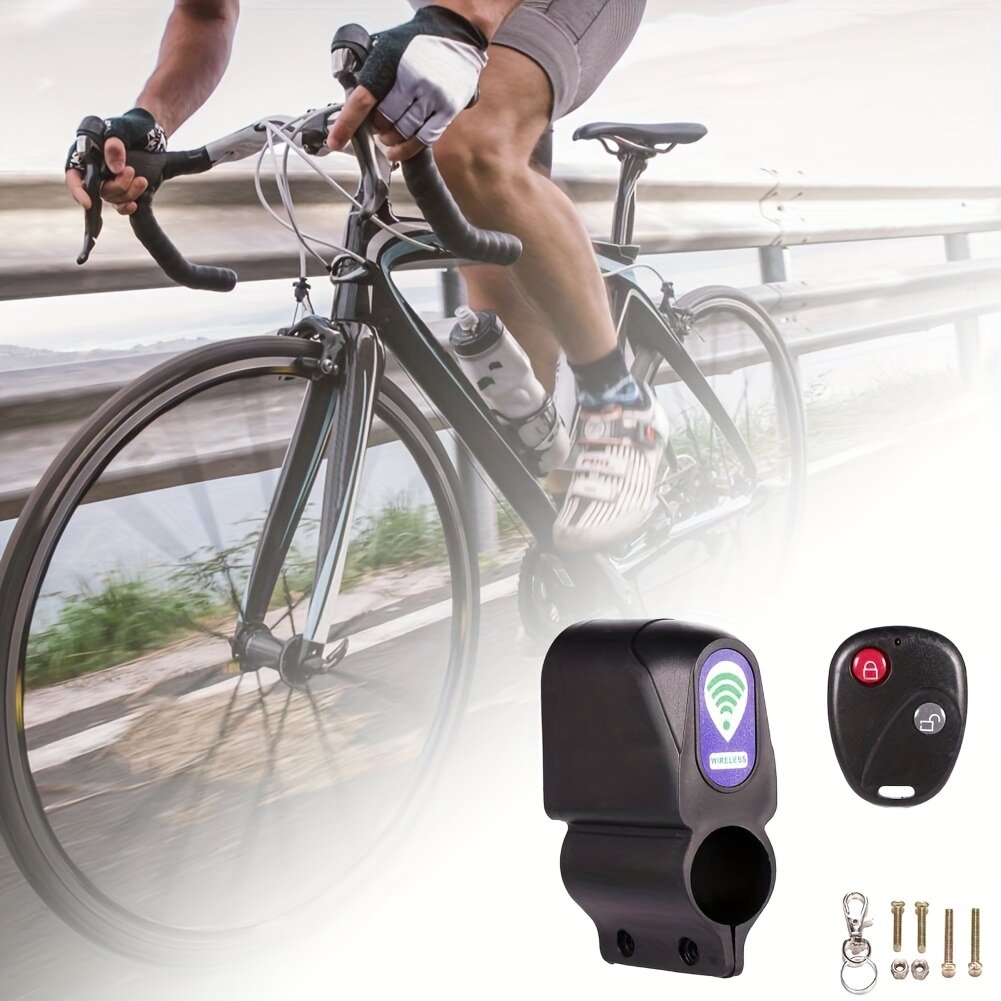 110dB High Sound Bike Horn Alarm Wireless Anti-Theft with Remote Control for Electric Bicycle Scooter COD