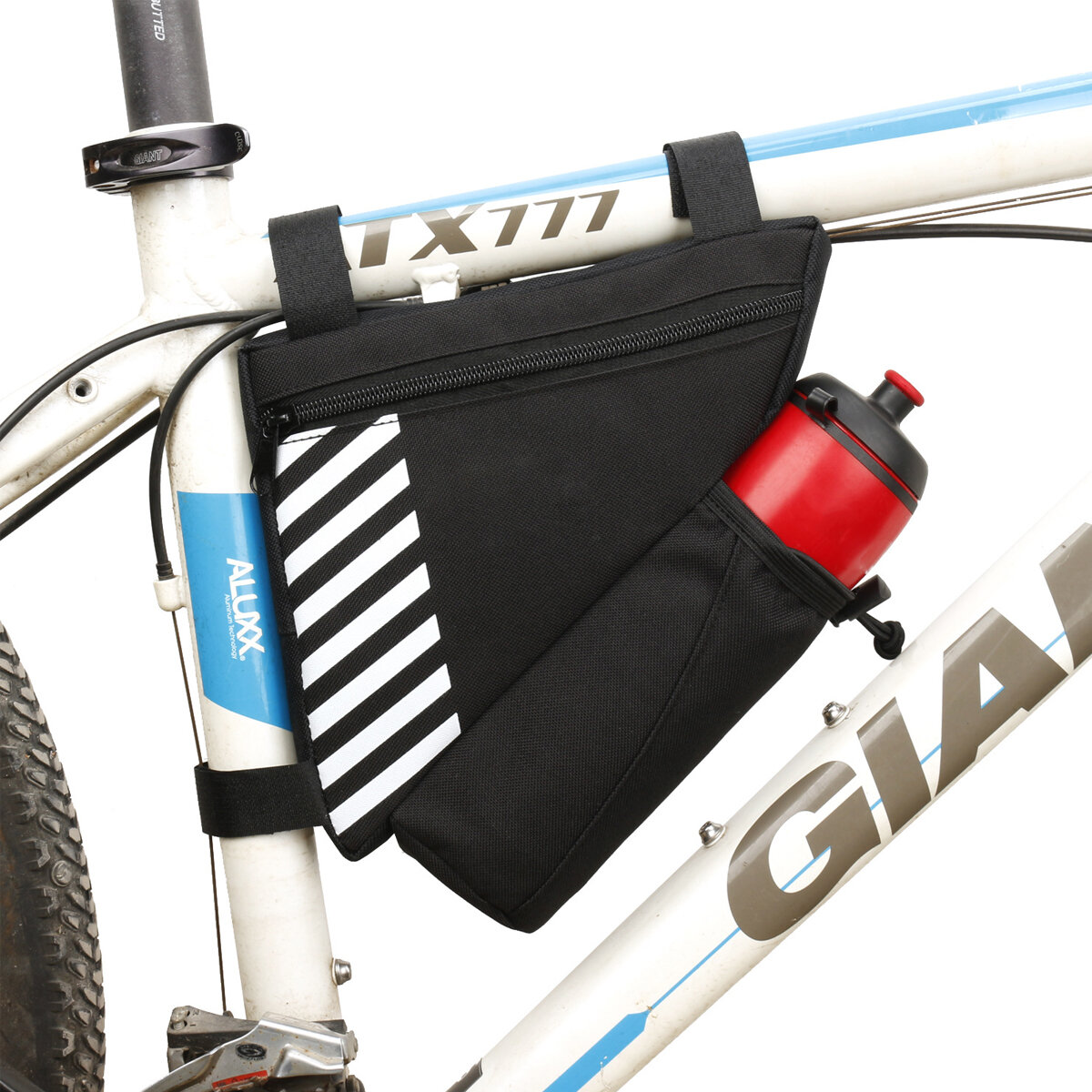 Bicycle Front Frame Triangle Bag Water Bottle Holder Waterproof Bike Bag Storage Basket COD
