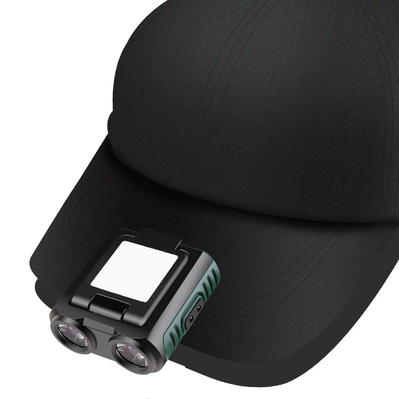 500LM 200M Portable XPG COB Headlight Rechargeable LED Sensor Cap Clip Light Outdoor Camping Work Light Waterproof Fishing Headlamp COD