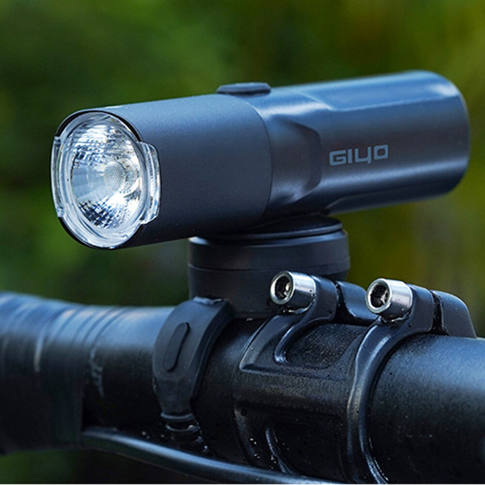 GIYO 800LM Bike Headlight 6 Light Modes Rotatable Lens USB Charge IP66 Waterproof Anti-Glare Bicycle Light COD