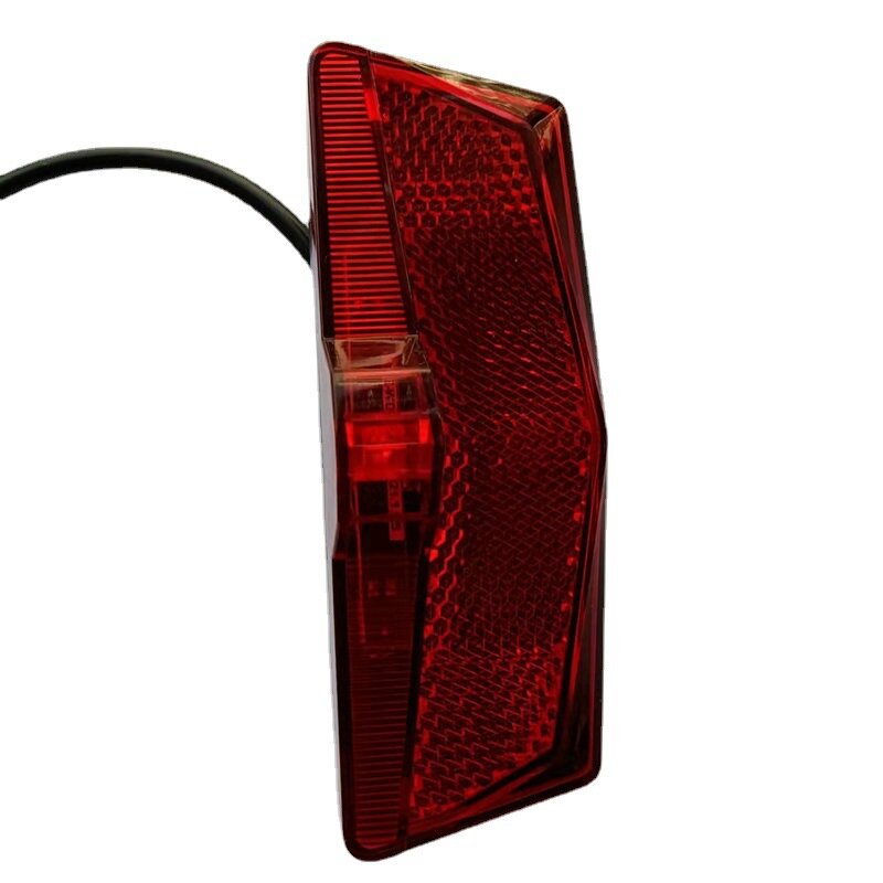 12-80V Wide Voltage Tail Light WD-13 Driving Electric Vehicle Accessories Night Running Light LED Night Riding Warning Tail Light For Electric Bicycle Electric Scooter