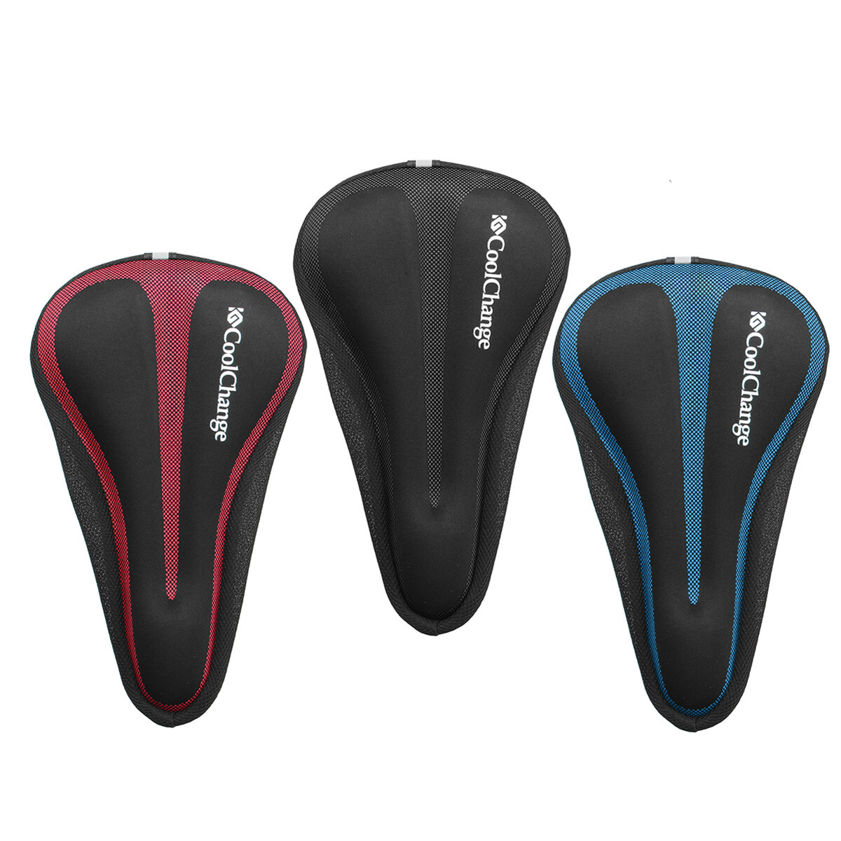 CoolChange Soft Breathable Bike Saddle Cushion Cover Shookproof Silicone Seat Pad For Road Bicycle MTB Bikes COD