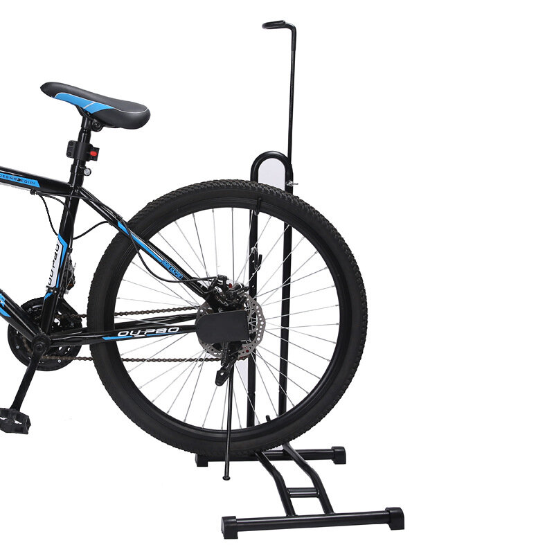 Mountain Bike Parking Rack Bicycle Stand Holder L-shape adjustable Coated Steel Display Road Bike Repair Floor Stand COD