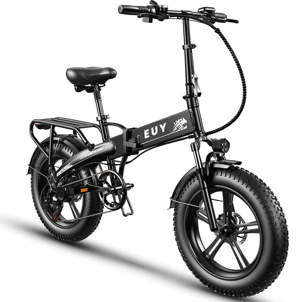 [USA DIRECT] Euybike NXB Q7 Electric Bike 48V 12.8AH SamsungBattery 750W Motor 20inch Tires 50-80KM Max Mileage 140KG Max Load Electric Bicycle COD