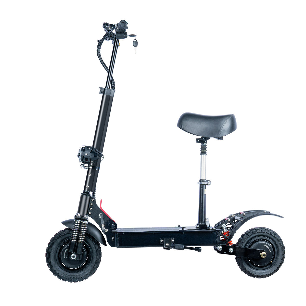 [US Direct] TOURSOR T4 52V 23.4Ah 1200W*2 Dual Motor 10inch Folding Electric Scooter Dual Oil Brake 90KM Max Mileage 150KG Max Load E-Scooter COD