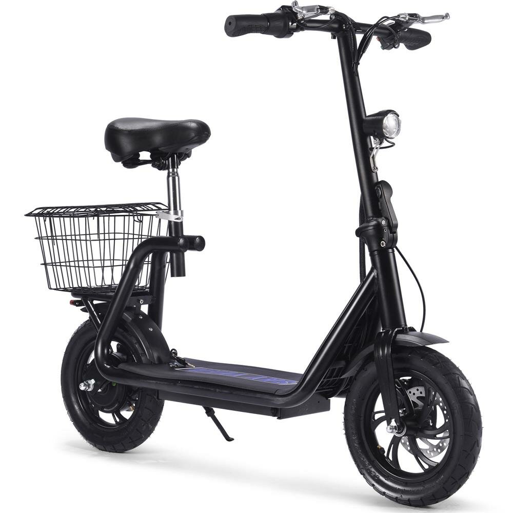 [USA Direct] Mototec Metro-H8 Electric Scooter 36V 12Ah Battery 500W Motor 12inch Tires 15-25KM Mileage Range 90KG Max Load E-Scooter COD