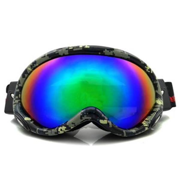 Electroplating Anti Fog Ski Goggles Fitted With Glasses Windproof Waterproof Climbing Goggles Anti-fog Goggles COD
