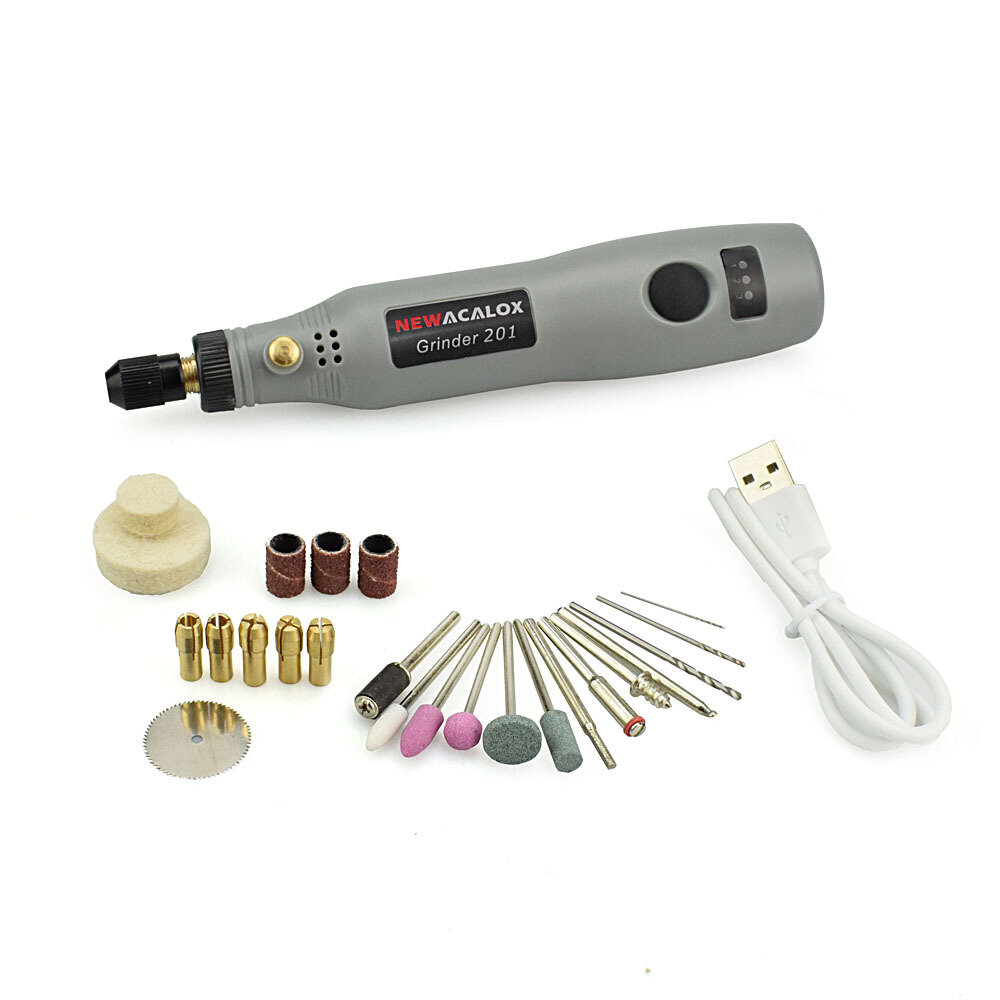 USB Charging 10W Grinding Machine Mini Wireless Variable Speed Rotary Tools Kit Engraver Pen for Milling Polishing COD