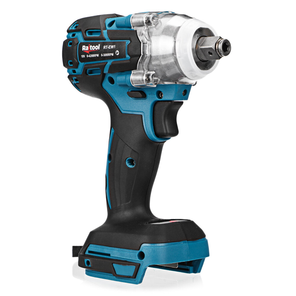 Raitool 18V Cordless Brushless Impact Wrench Screwdriver Stepless Speed Change Switch For 18V Makita Battery COD