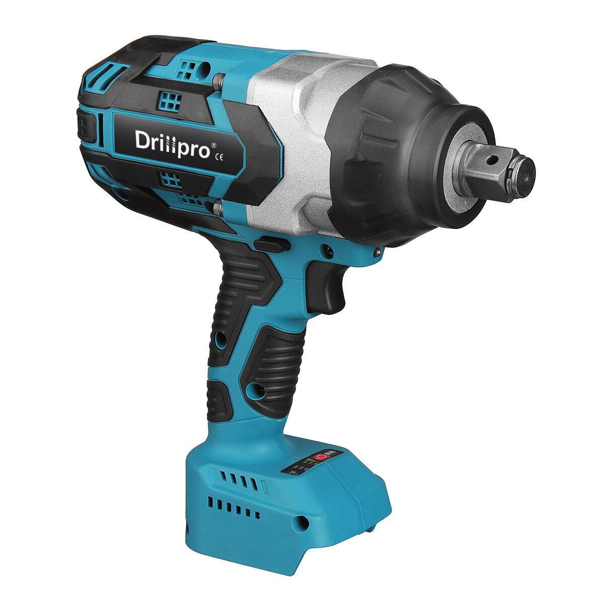 Drillpro 2000N.M Lithium-Ion Brushless Heavy-Duty High-Torque Cordless Electric Wrench COD