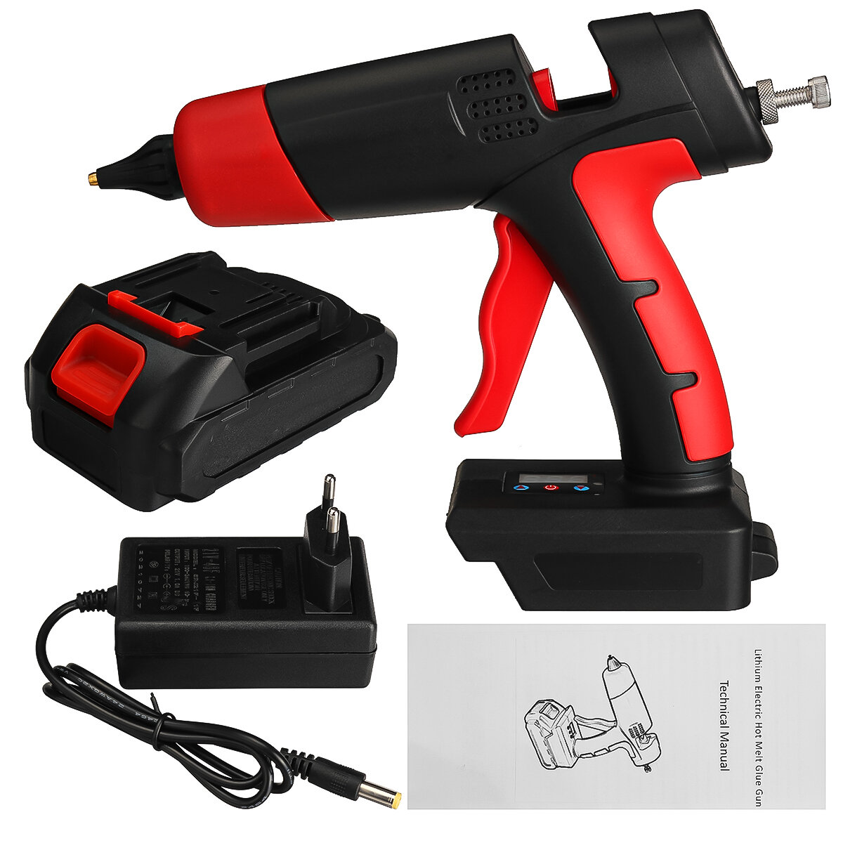 VIOLEWORKS Hot Melt Glue Guns Cordless Rechargeable Hot Glue Applicator Home Improvement Craft DIY Tool For Makita18V Battery COD